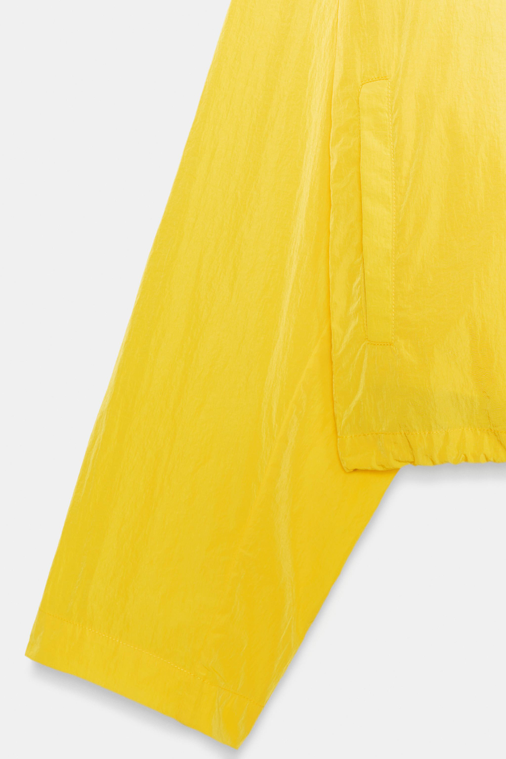 ZARA БОМБЕР С ВОРОТНИКОМ-СТОЙКОЙ — ZW COLLECTION, ЖЕЛТЫЙ