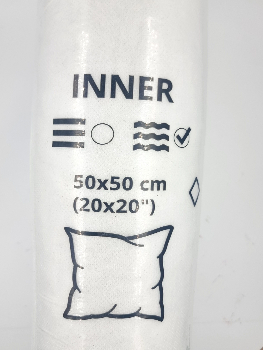Подушка белая 50x50 см IKEA INNER (из Финляндии)