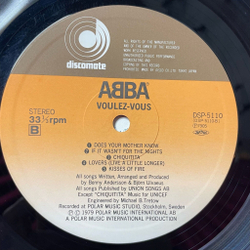 Винтажная виниловая пластинка LP ABBA Voulez Vous (Japan 1979) (No Obi) I Have A Dream