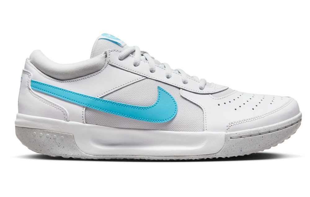Мужские кроссовки теннисные Nike Zoom Court Lite 3 - white/baltic blue/photon dust/white