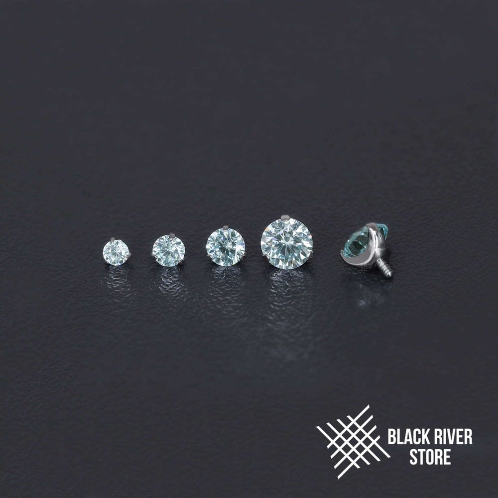 Cubic Zirconia Aquamarine CZ