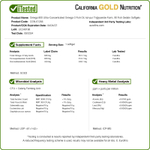 California Gold Nutrition, омега 800, ультраконцентрированный рыбий жир с омега-3, в форме триглицеридов KD-Pur, 90 капсул из рыбьего желатина (1000 мг в 1 капсуле)