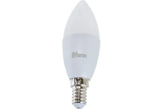 Лампа светодиодная Feron LB-970 220V C37 Е14 13W 4000K свеча 42552