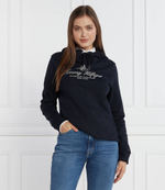 Худи HILFIGER SCRIPT DW5 Tommy Hilfiger - темно-синий(WW0WW40291)