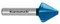 Зенковка Karnasch Ø6,3 мм с покрытием Blue-Tec, 60°, HSS-XE, DIN 334, арт. 40.3030-0063