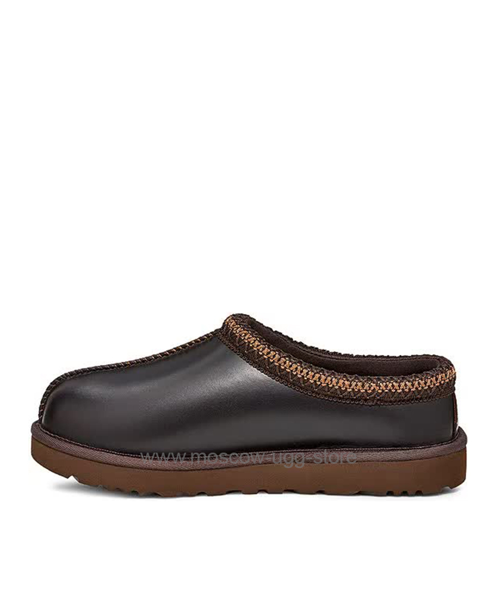 TASMAN SLIPPER Leather Regen Ironwood