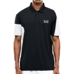 Теннисное поло EA7 Man Jersey - black