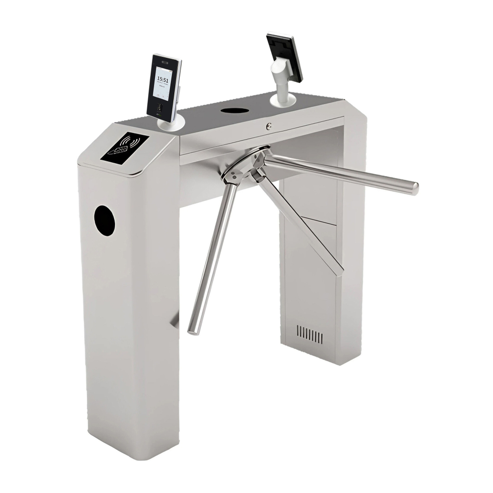 ZKTeco TS2000 Pro (FACE-4FP) тумбовый турникет-трипод с распознаванием лиц и отпечатков пальцев