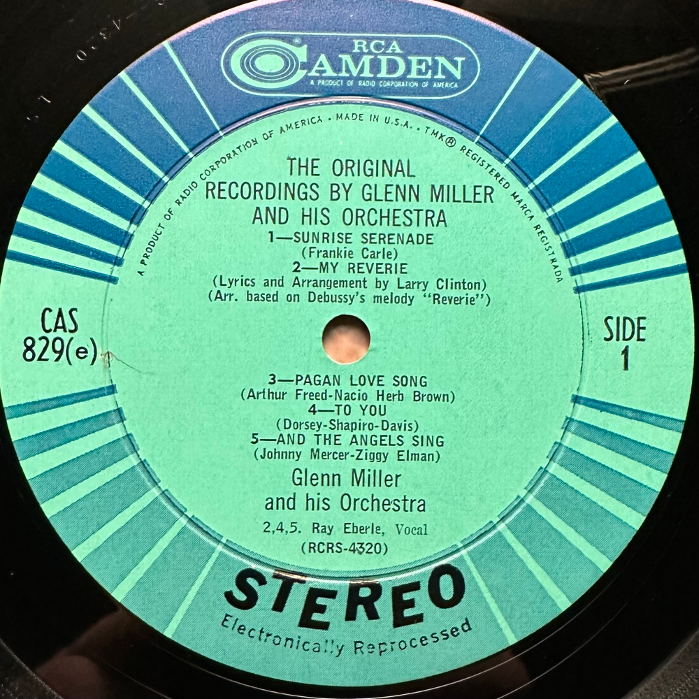 Glenn Miller And His Orchestra - The Original Recordings (США 1964г.)