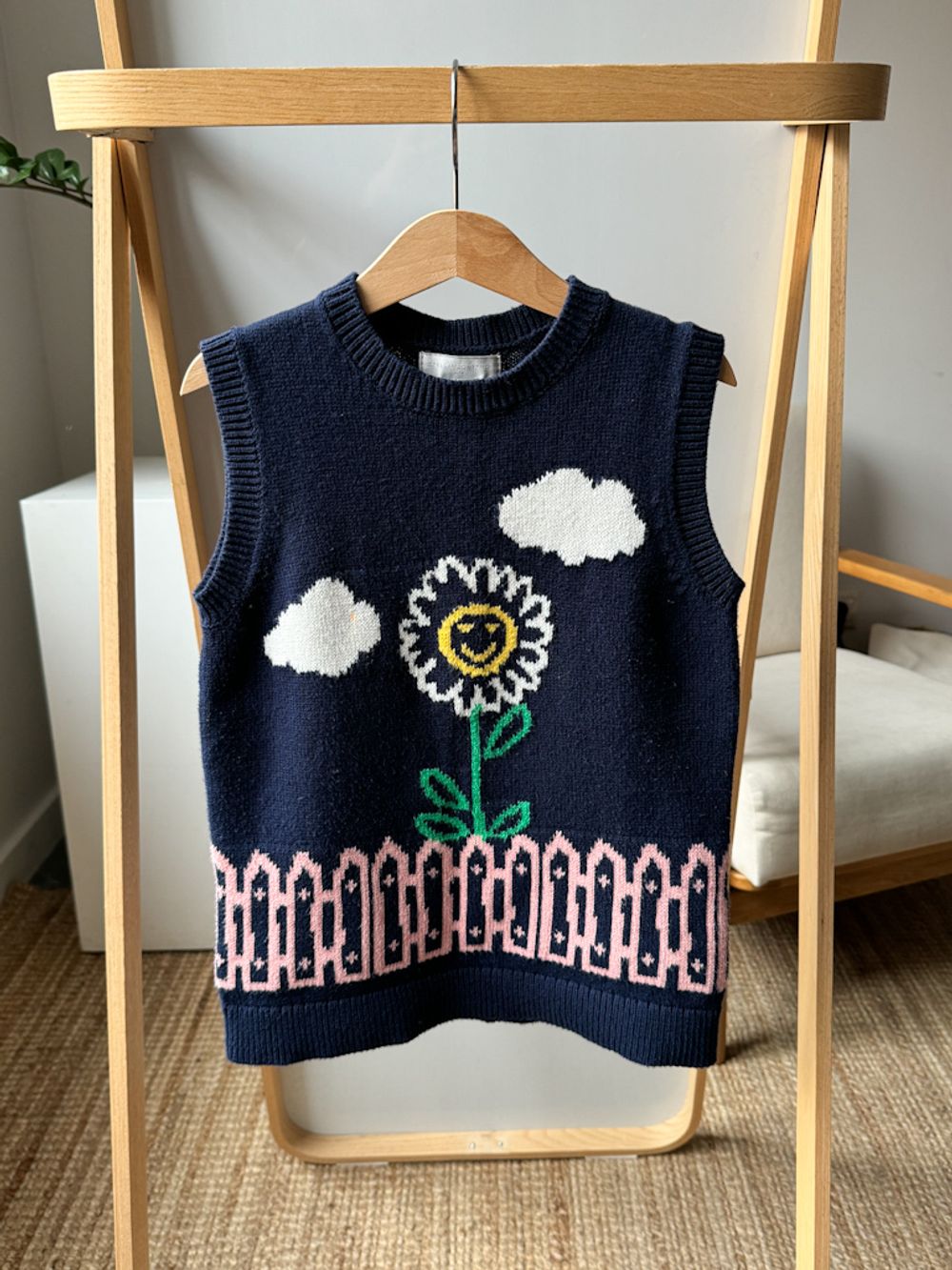 Вязаный жилет из хлопка и шерсти Stella McCartney, 116