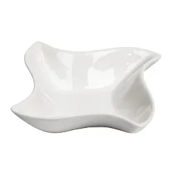 Соусник 60 мл 9,5*9,5 см h2,5 см Mini Mix бумеранг белый фарфор P.L. Proff Cuisine [6]