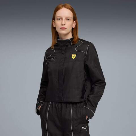 PUMA X SCUDERIA FERRARI ЖЕНСКАЯ КУРТКА HP PREMIUM, ЧЕРНЫЙ