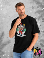 Футболка Rock n roll Santa Claus