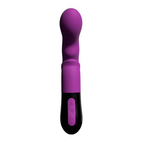 Фиолетовый изогнутый вибратор 20,7см для стимуляции зоны G Adrien Lastic NYX 2.0 G-Spot Vibrator Purple