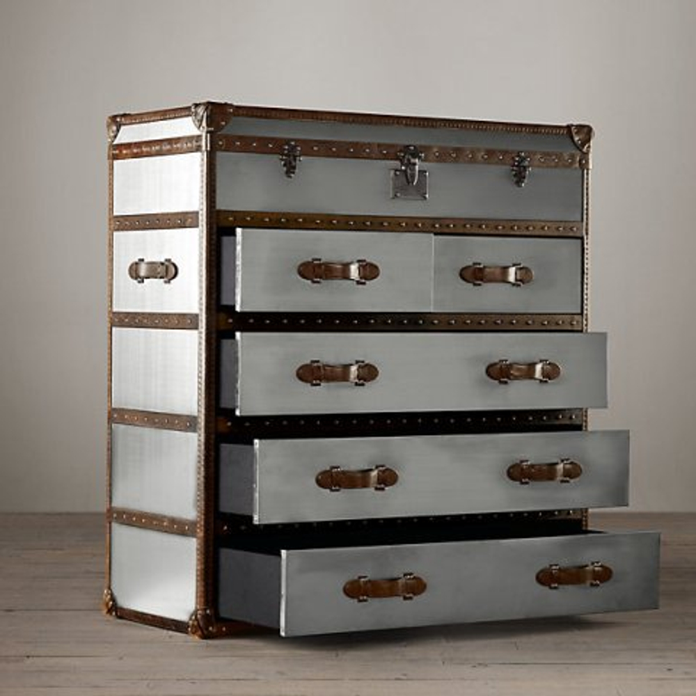 Комод Restoration Hardware Ампель серый США ящики