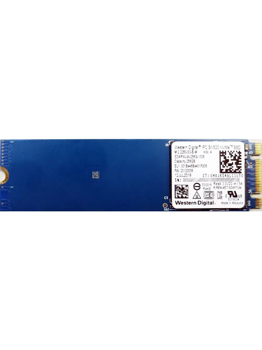 256 ГБ M.2 SSD накопитель SN520 NVMe SDAPNUW-256G
