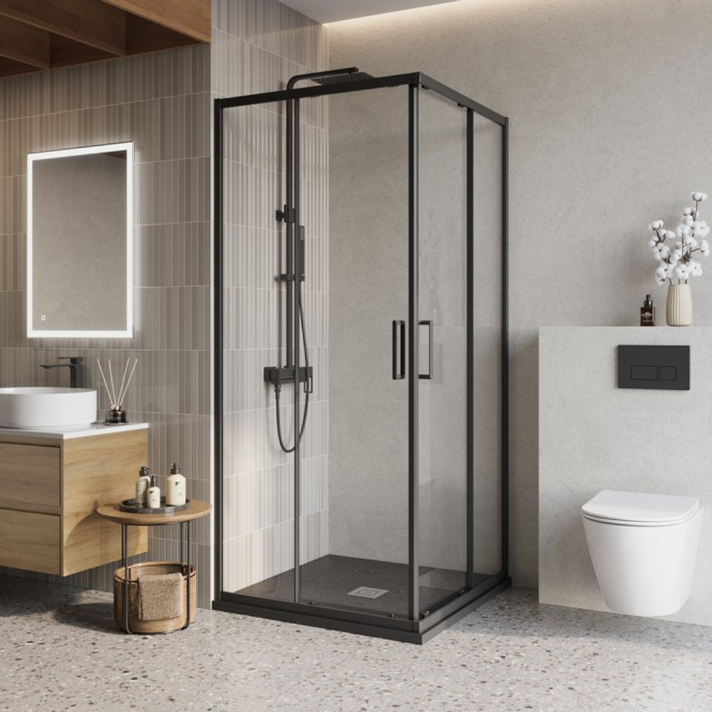Душевой уголок BelBagno LUCE 90x90 см LUCE-A-2-90-C-Cr