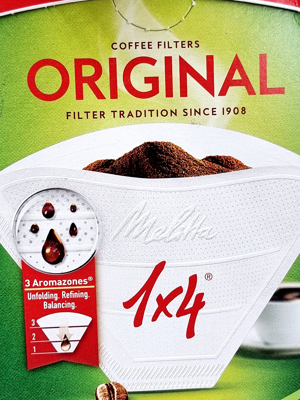 Melitta Фильтры для кофе 1х4 Original 80 шт. (Из Финляндии)