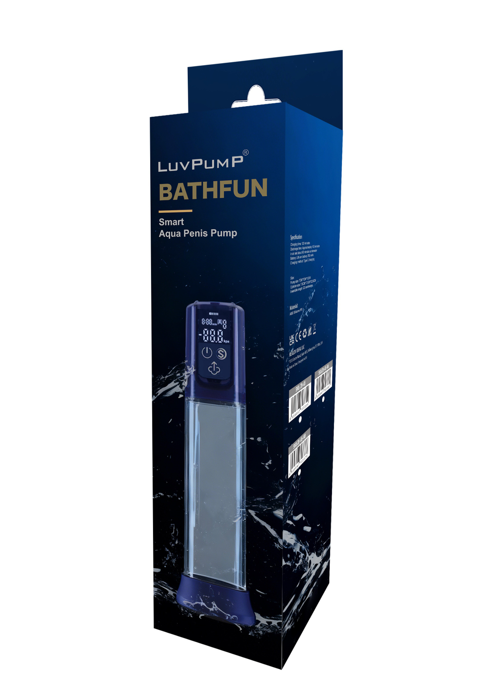 Вакуумная помпа Realov BATHFUN PRO AI Aqua Penis Pump ZD-65-KB