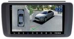 Магнитола для Nissan Leaf 2 ZE1 2017-2024+ - Teyes CC3-2K-360 на Android 10, Быстрая, 2K QLED, CarPlay, 4G SIM-слот, 4 камеры в комплекте