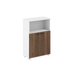 Шкаф средний Сигма   с нишей  800х400х1200, 2-х дв., з.ст ЛДСП 16 мм SG.863