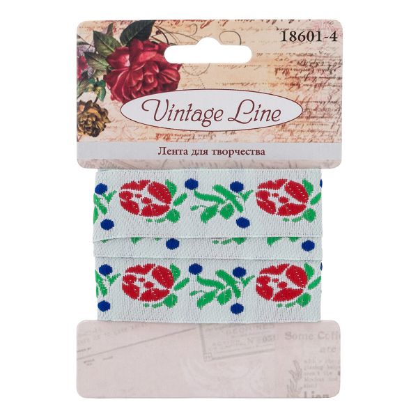Лента декоративная, 20 мм, x 1 м, Vintage Line 18601-4