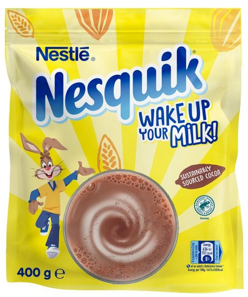 Какао-порошок Nesquik 400 г (из Финляндии)