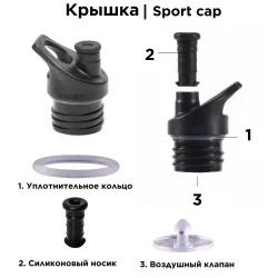 Бутылка Klean Kanteen Classic Sport 27oz (800 мл) Heavenly Pink