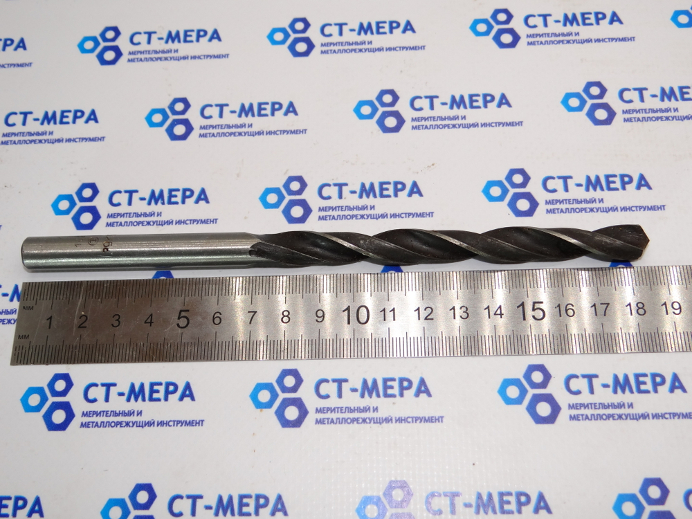 Сверло по металлу 10,2мм (115х185мм) Р9К5 ц/х удлиненное