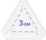 Линейка для пэчворка Aurora Треугольник 3 см
