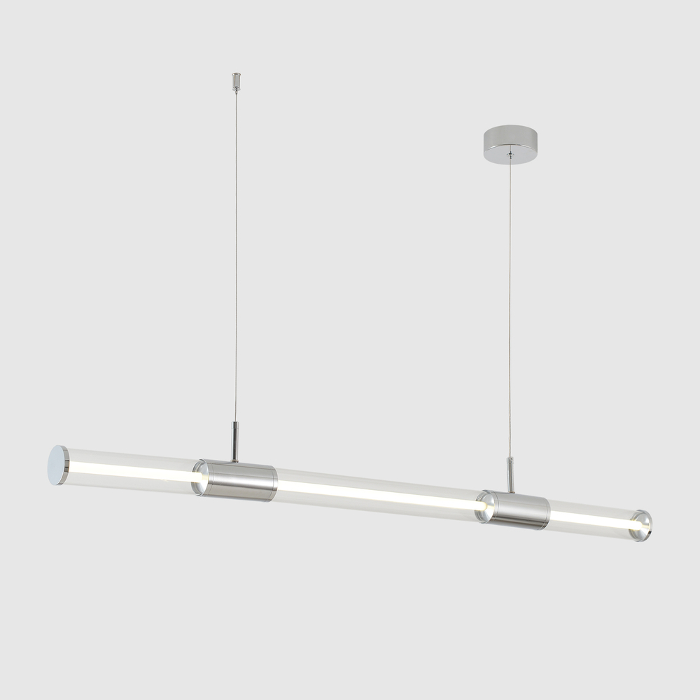 Подвесной светодиодный светильник Crystal Lux LINEUP SP24W LED CHROME