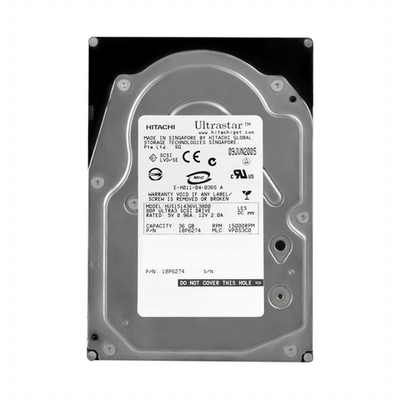 Жесткий диск Hitachi SCSI 36Gb (U320/15K/8Mb/80pin) HUS151436VL3800
