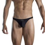 Черные сексуальные трусы-тонги Luxury Thong (Размер: L) (Цвет: черный)