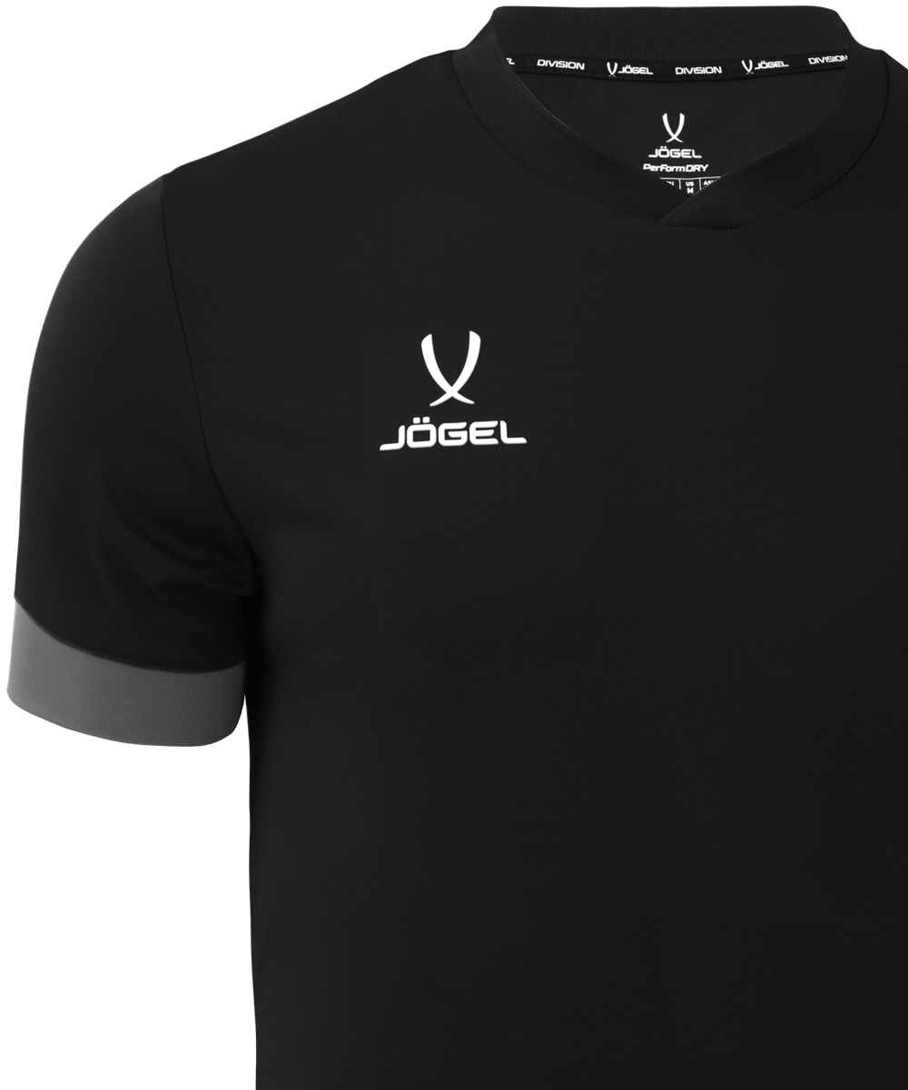 Футболка игровая DIVISION PerFormDRY Union Jersey, черный/темно-серый/белый