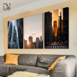 Картина karTTina "Городские узоры", 150 см х 70 см