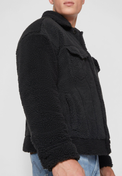 Куртка утепленная мужская WRANGLER SHERPA JACKET FADED BLACK