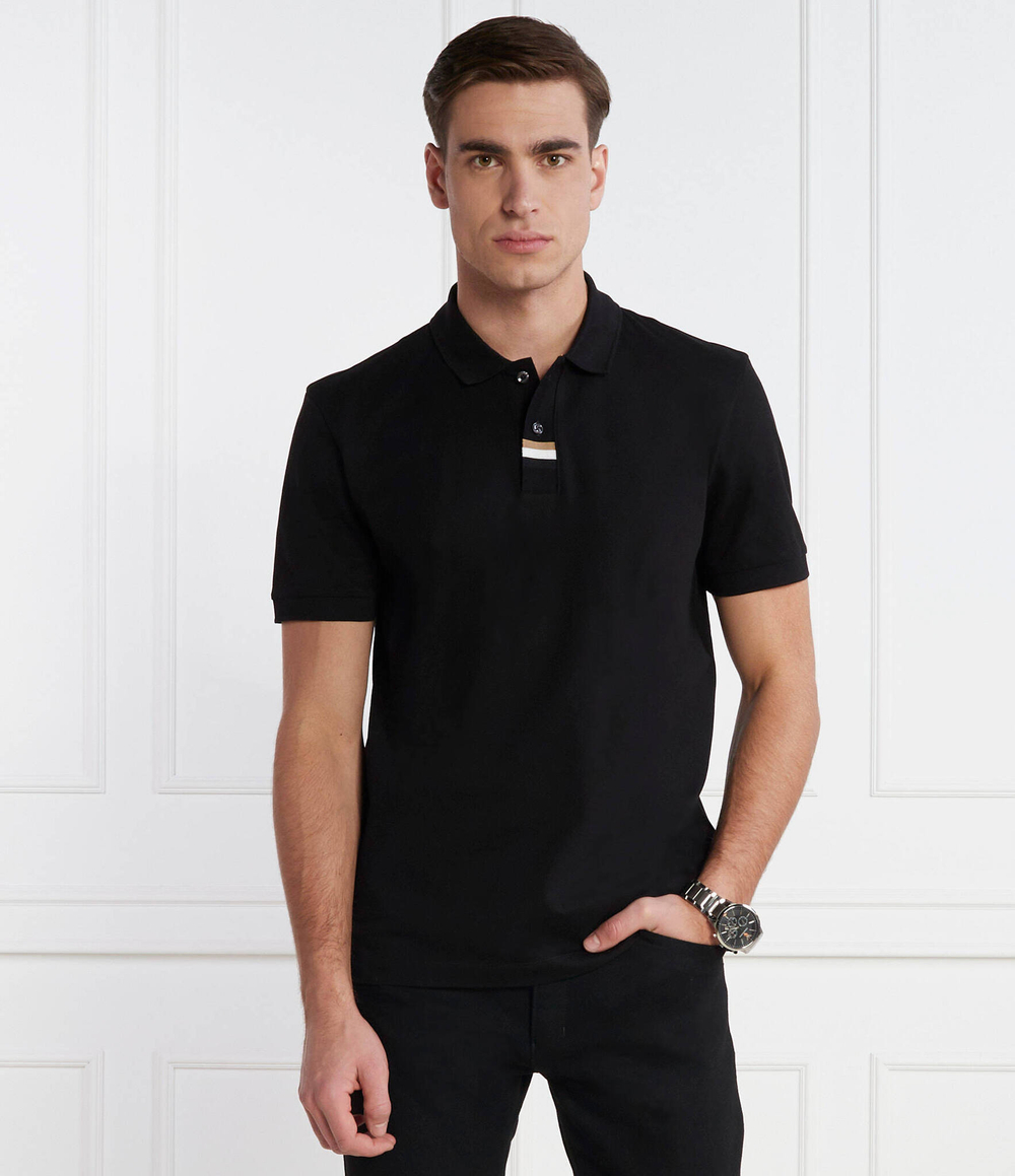 Поло Parlay BOSS BLACK - черный(50505776)