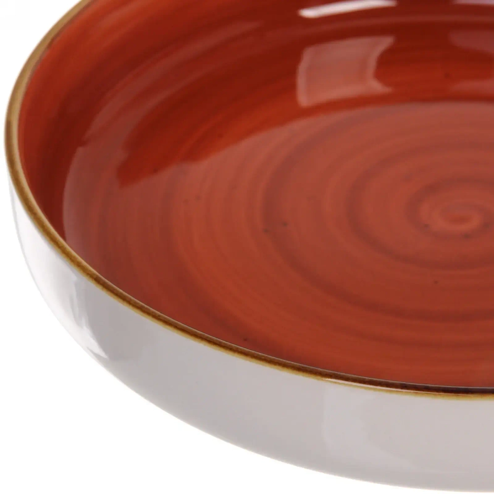Тарелка керамическая «Corsica orange» 20*4см, глубокая