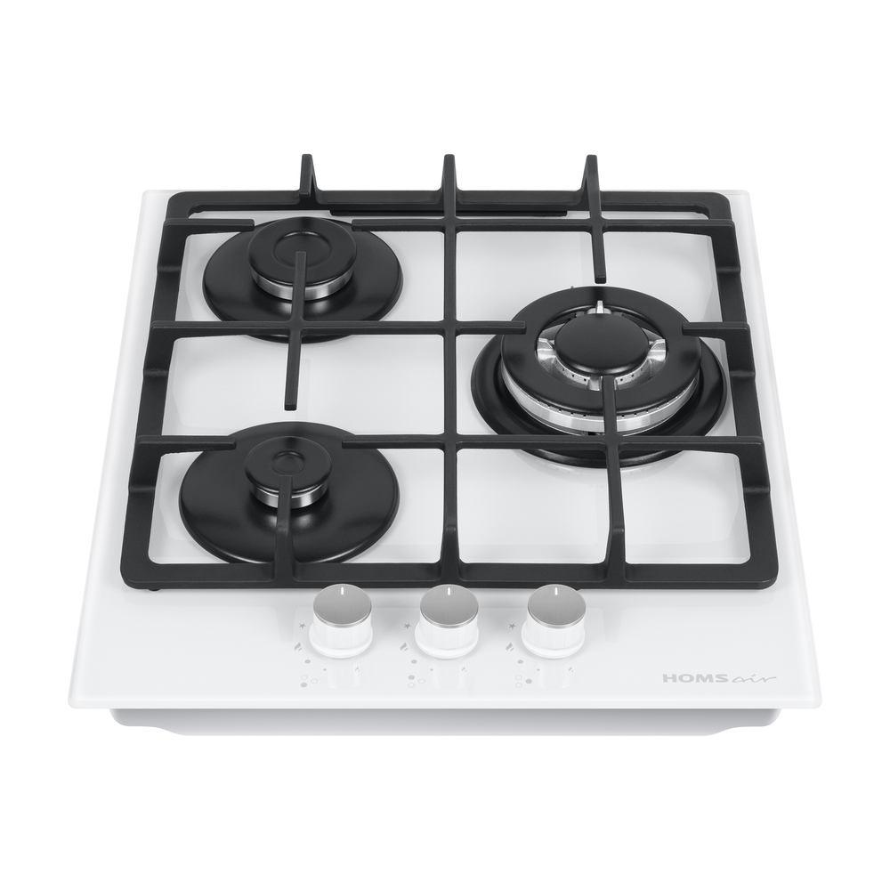 Газовая варочная панель HOMSair HGG433TGCWH фото 3