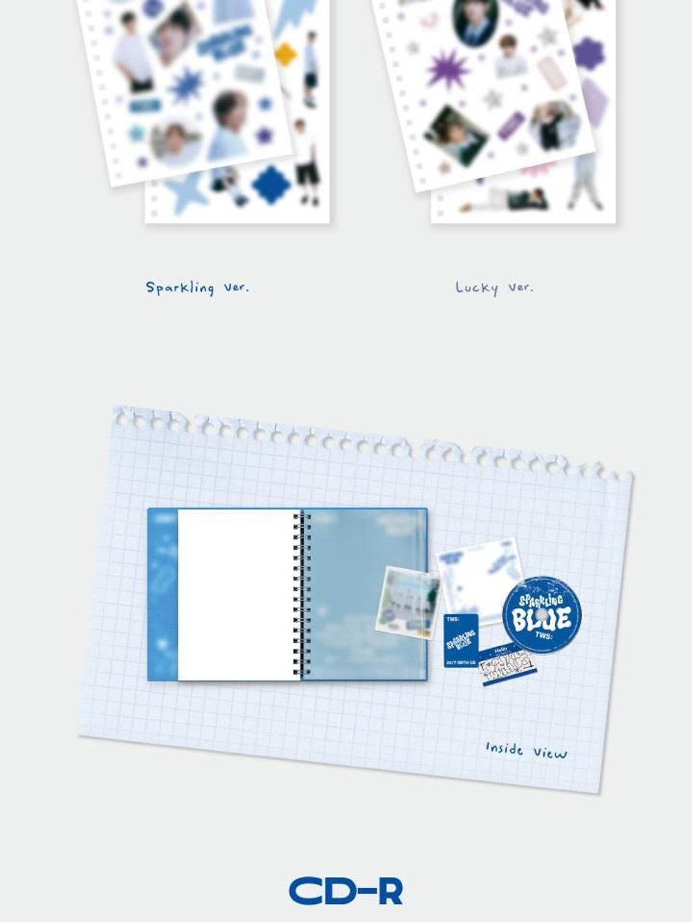 Альбом TWS - SPARKLING BLUE 1st Mini Album RANDOM Version