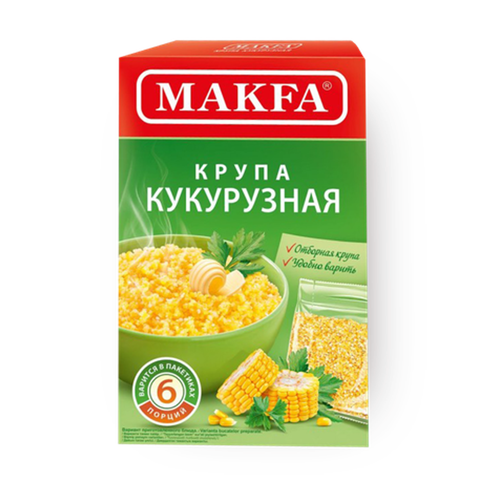 Крупа Макфа кукурузная вар/пак 400г