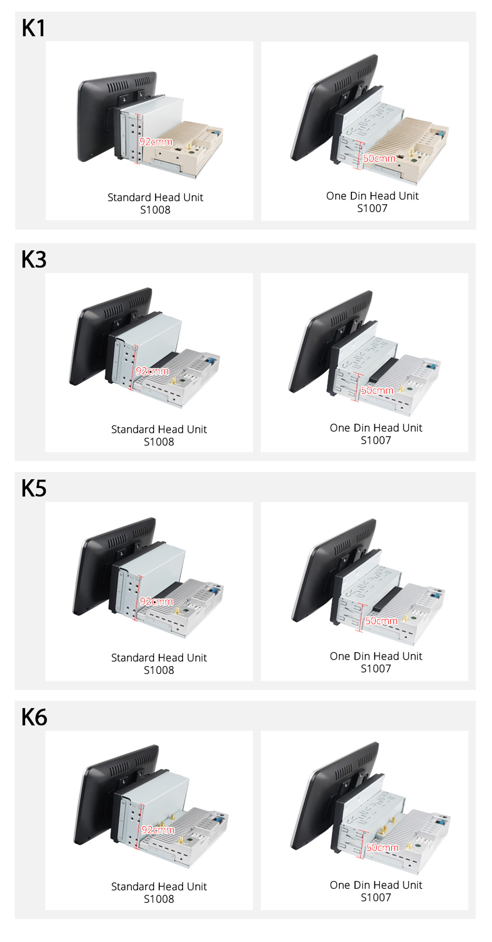 Установочный комплект универсальный  2DIN  KUBERG OL-1008-D