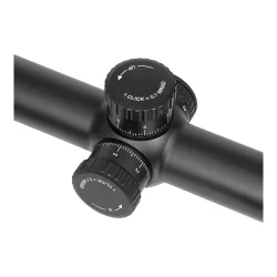 Прицел Gaut Obsidian 1-6x24, сетка 39, 0.1 МIL - крупный план турелей ввода поправок