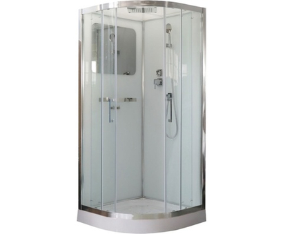 Душевая кабина Ceruttispa (ЧеруттиСпа) VIVA 91, с низким поддоном, 90x90x215