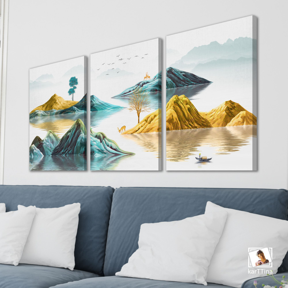 Картина karTTina "ЧЕЛОВЕЧЕК", 150 см х 70 см