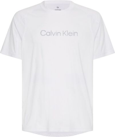 Мужская теннисная футболка Calvin Klein SS T-shirt - bright white