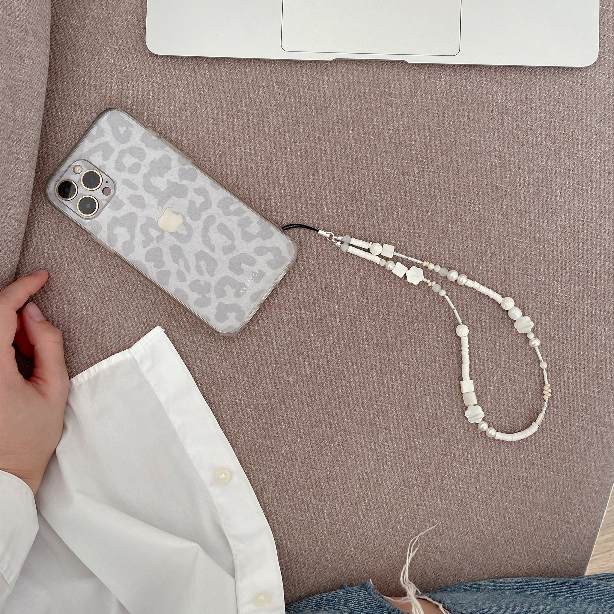 Pearl phone strap