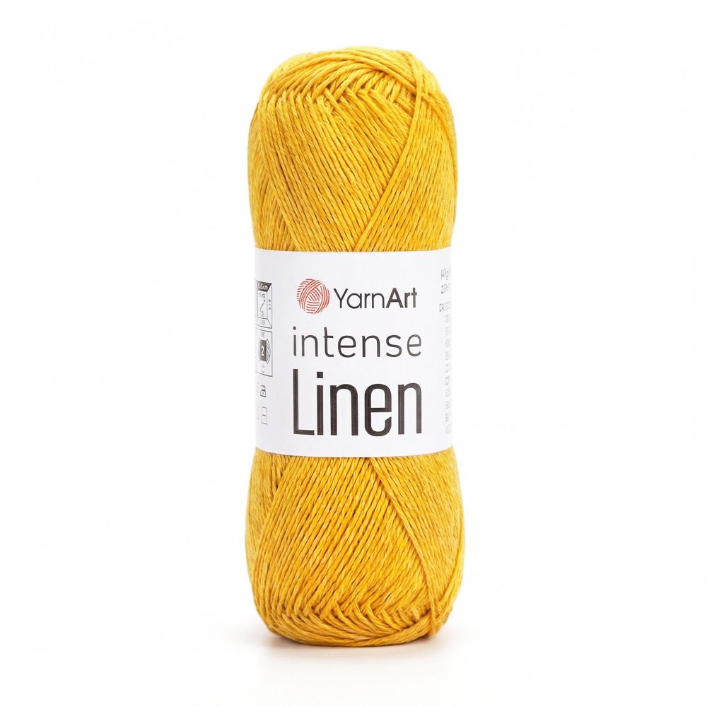 Пряжа YarnArt Intense Linen, Желтый