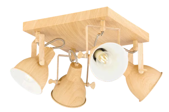 Светильник Sfera Sveta 86050/4C WD, 4×40 Вт, древесный
