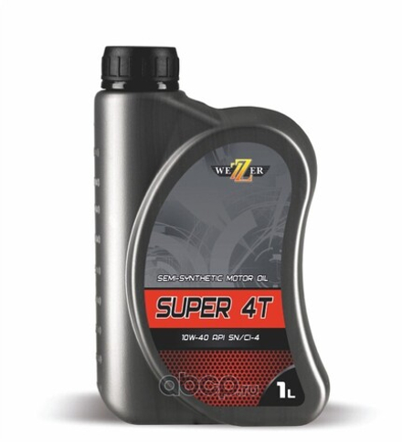 Масло WEZZER Super 4T 10w40 SN/CI-4 1л